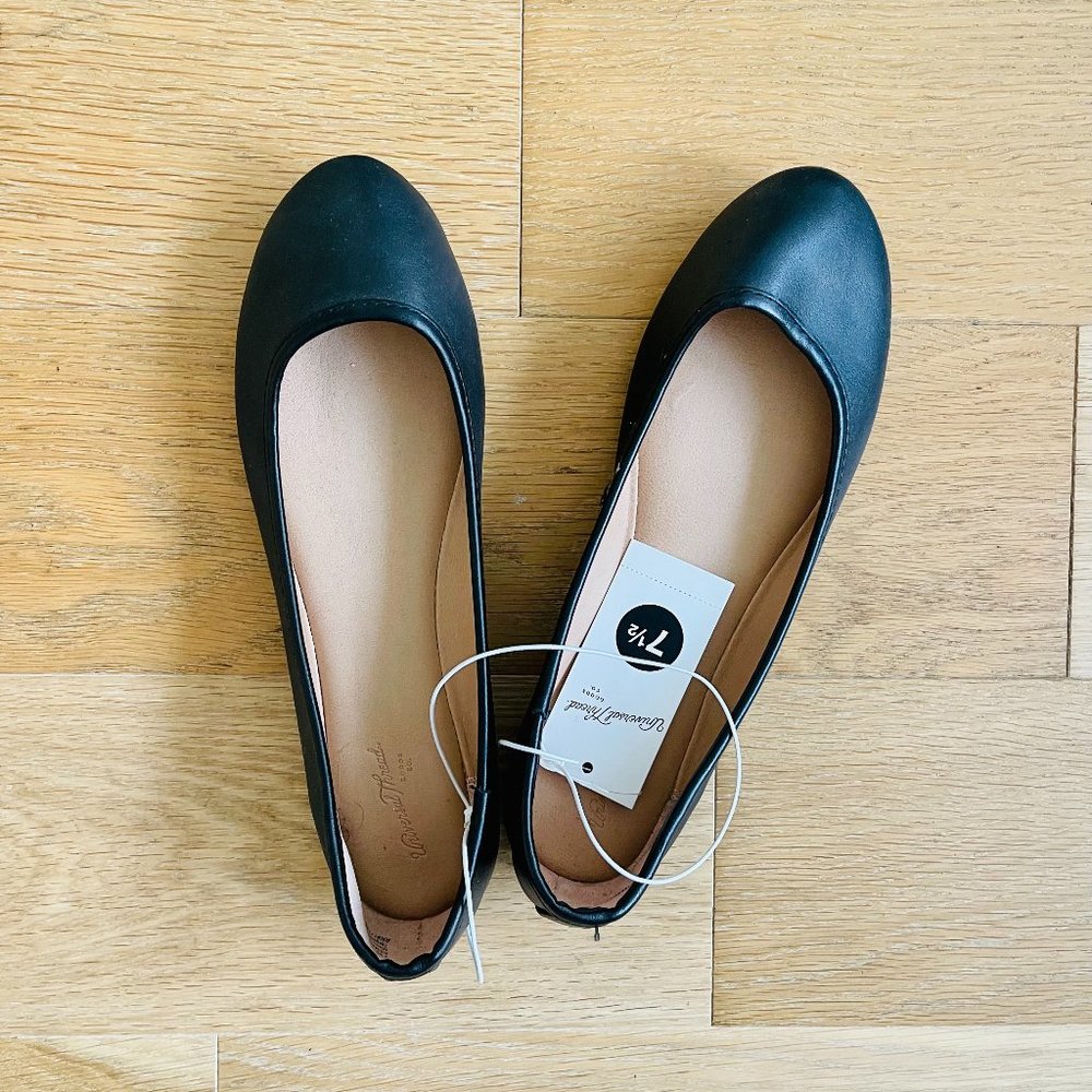 NWT Target Black Flats Size 7.5 Women